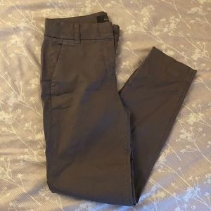 J. Crew gray slim fit chinos